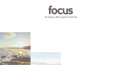 Desktop Screenshot of focusmag.com.au